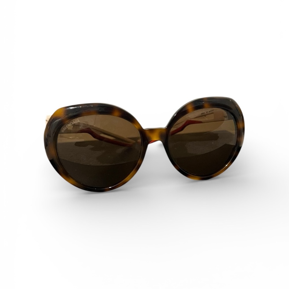 Balenciaga Tortoise Shell Sunglasses